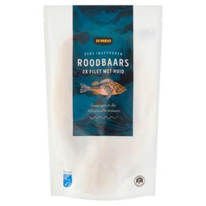 Jumbo Roodbaars Filet met Huid 2 Stuks 270g