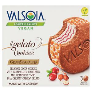 Valsoia Vegan il Gelato Cookies 3 Stuks 270g