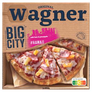 Original Wagner Big City Pizza with Ham & Pineapple #Hawaii 435g