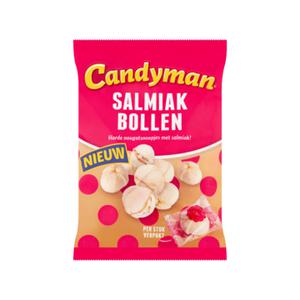 Candyman Salmiak Bollen 125g