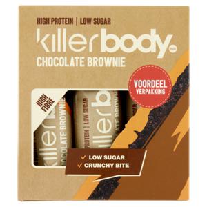 Killerbody Snack Chocolate Brownie 3 Stuks