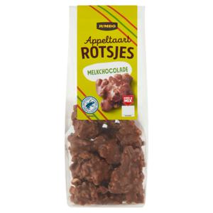 Jumbo Appeltaart Rotsjes Melkchocolade 125g