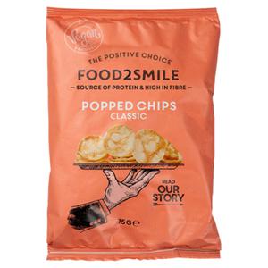 Food2Smile Popped chips classic 75g