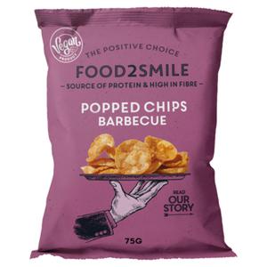 Food2Smile Popped chips BBQ 75g