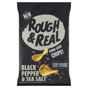 Rough & Real Black Pepper & Sea Salt 125g