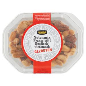 Jumbo Gezouten Notenmix Franse Stijl Knoflookuiensmaak 165g