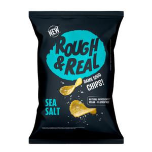 Rough & Real chips sea salt 125g Sachet