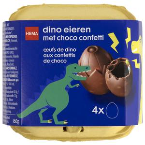 Hema dino eieren met choco confetti