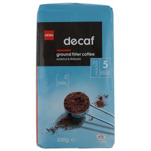 Hema filterkoffie decaf - 500 gram