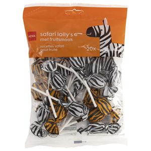 Hema lolly's safari met fruitsmaak - 20 stuks