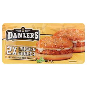 Danlers Chicken Burger 2 Stuks 250g