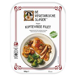 De Vegetarische Slager Kiptevree Filet Vegan 180g