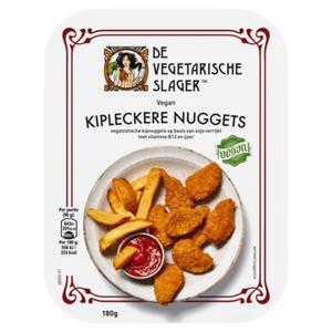 De Vegetarische Slager Kipleckere Nuggets Vegan 180g