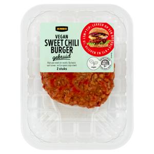 Jumbo Vegan Sweet Chili Burger 2 Stuks