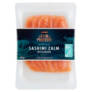 Jumbo Atlantische Sashimi Zalm in Plakken 150g