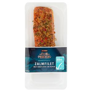 Jumbo Zalmfilet met Knoflook en Peper 125g