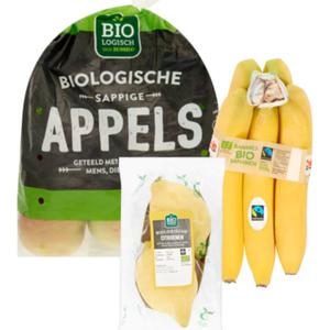 Jumbo Biologische Bananen, Appels en Citroenen