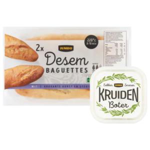 Jumbo Desem Baguettes met Kruidenboter