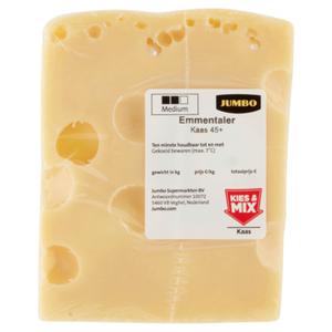 Jumbo Emmentaler Kaas 45+ ca. 120g