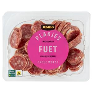 Jumbo Plakjes Fuet Droge Worst 100g