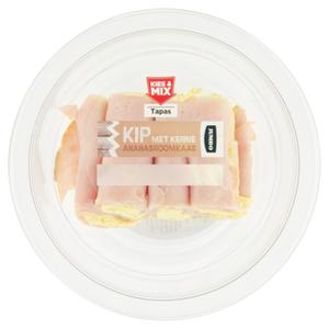 Jumbo Kip met Kerrie Ananasroomkaas 80g