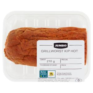 Jumbo Grillworst Kip Hot ca. 225g