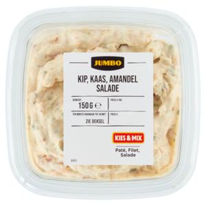 Jumbo Salade met Kip, Kaas, Amandel 150g