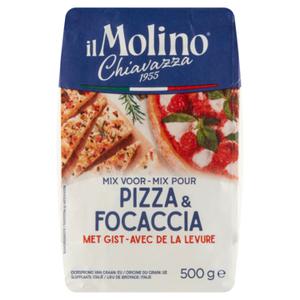 Il Molino Chiavazza Mix voor Pizza & Focaccia met Gist 500g