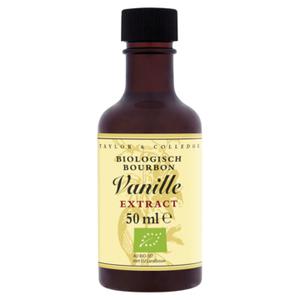 Taylor & Colledge biologisch Bourbon-vanille-extract 50ml