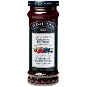 St Dalfour St. Dalfour Cranberry en blauwe Bessen vruchtenspread