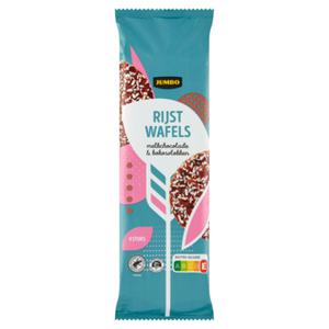 Jumbo Rijstwafels Melkchocolade & Kokosvlokken 9 Stuks