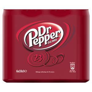 Dr Pepper 6 x 33cl