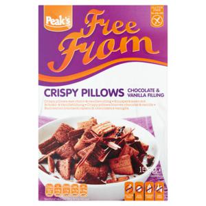 Peak's Free From Crispy Pillows met Choco & Vanillevulling 150g