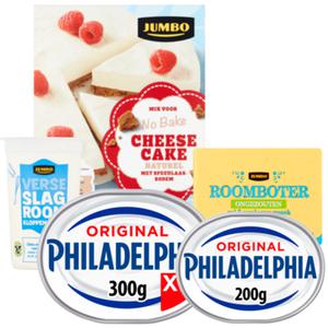 Jumbo No Bake Cheesecake met Philadelphia