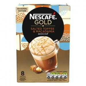 Nescafé Gold salted toffee macadamia oploskoffie