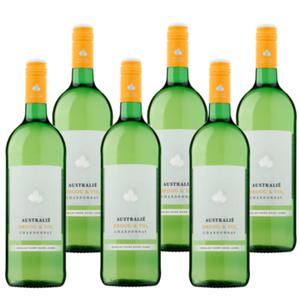 Waterval Jumbo Huiswijn - Droog & Vol - Australie - Chardonnay - 6 x 1L