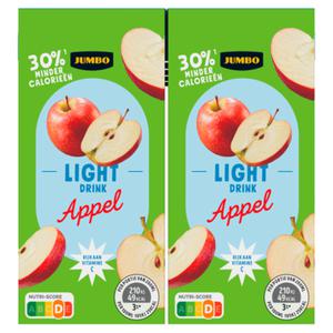 Jumbo Light Drink Appel 10 x 200ML