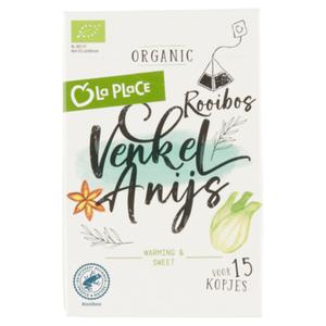 La Place Biologische Rooibos Thee Venkel - Anijs 15 Stuks