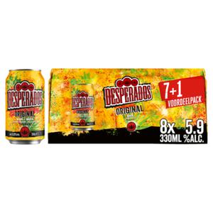 Desperados Original Bier Blik 7+1 x 33cl