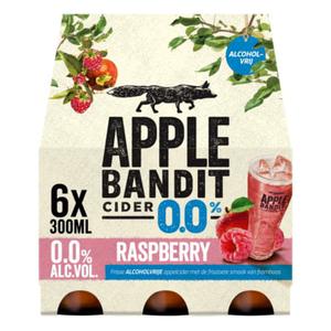 Apple Bandit Raspberry 0.0 Cider Fles 6 x 300ml