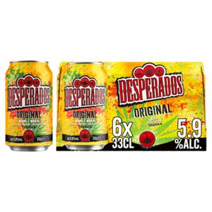 Desperados Original Bier Blik 6 x 33cl