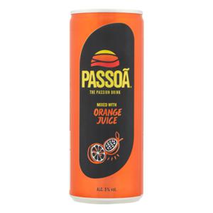 Passoa Mixed with Orange Juice 250ml