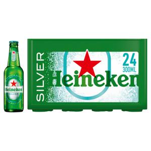 Heineken Silver Bier Krat 24 x 300ml