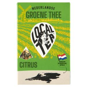 Localtea Nederlandse Groene Thee Citrus 10 Stuks 18g