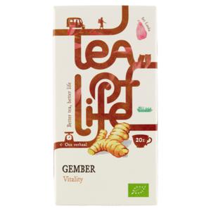 Tea of life Gember Vitality 20 Stuks 30g