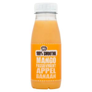 Fruity Smoothie 100% Smoothie Mango Passievrucht Appel Banaan 250ml