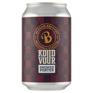 Baxbier Brewery - Koud Vuur Smoked Porter - Blik - 330ML