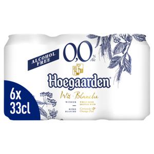 Hoegaarden Belgisch Witbier 0.0% Blikken 6 x 330ML