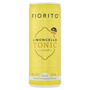 Fiorito Limoncello Tonic Cocktail 250ml