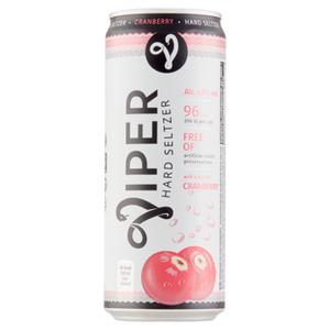 Viper Hard Seltzer Cranberry, Blik, 33cl